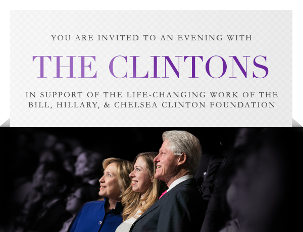 An Evening with The Clintons