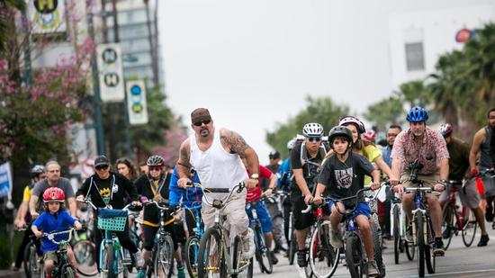 Thousands of cyclists enjoy CicLAvia in its Valley debut