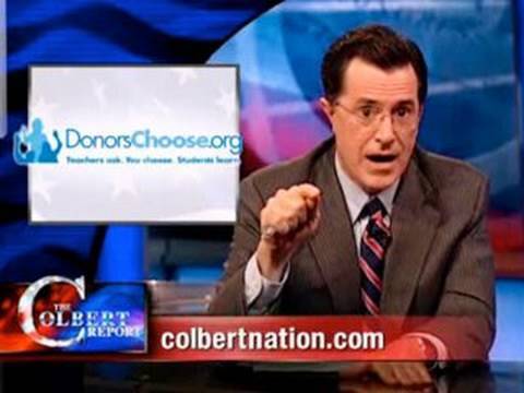 Stephen Colbert Announces Funding for Nearly 1,000 South Carolina Classroom Projects on DonorsChoose.org